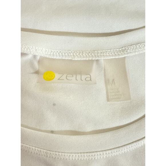 Zella Women's Energy Performance T-Shirt Short Sleeve Stretch Soft Size M White - Picture 6 of 7